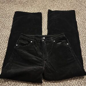 H&M Divided Black Corduroy Trousers